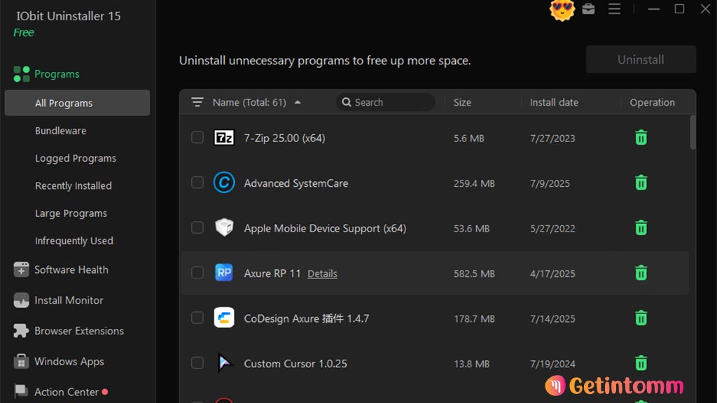 IObit Uninstaller Pro v15.6.0.6 Download (Latest 2026) 2 IObit Uninstaller pro free download