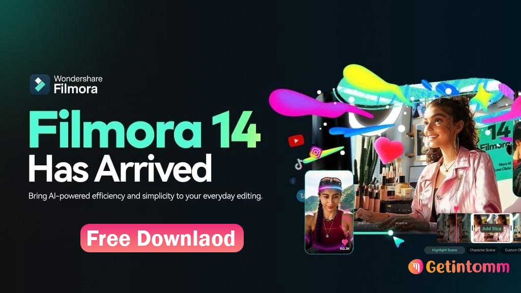 Wondershare Filmora Download (Latest 2025) 1 Wondershare Filmora AI Video Editor Free Download