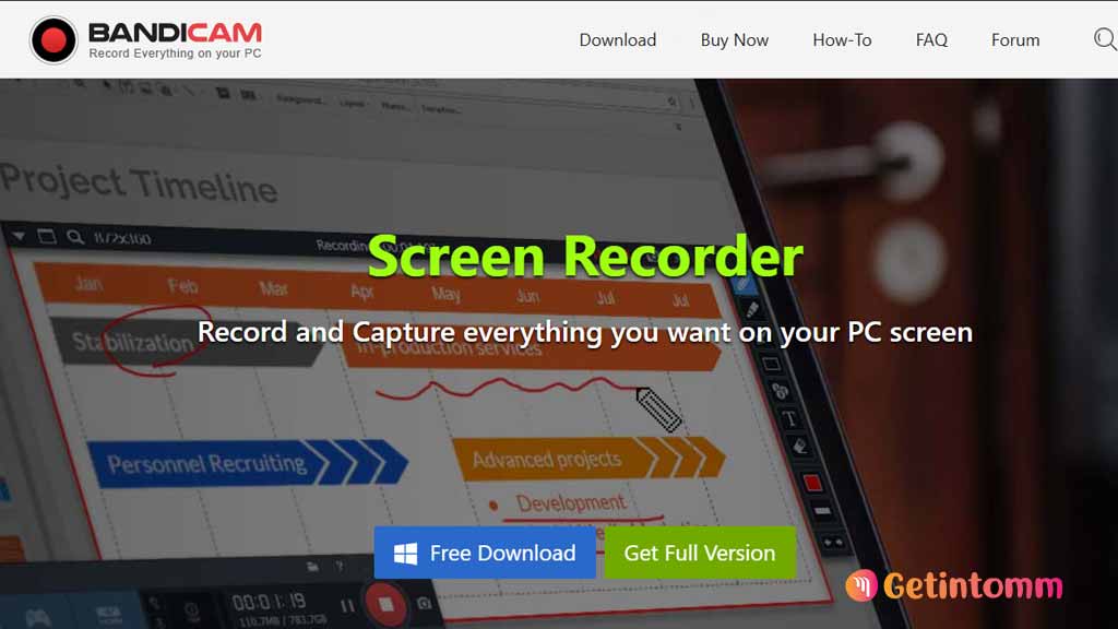 Bandicam 8.3.0.2533 Free Download (Latest 2026) | GetintoMM 1 Bandicam Screen Recorder Free Download (Latest 2025)