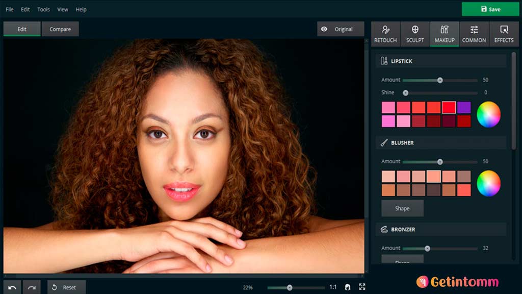 PhotoDiva Pro Download (Latest 2025) 2 PhotoDiva before-after portrait comparison