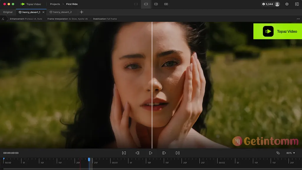 Topaz Video Pro Download v1.2.0 (Latest 2026) 2 Topaz Video Pro Upscale Video Resolution