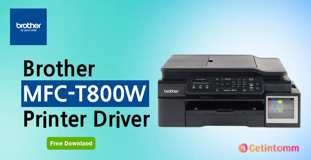 Brother MFC-T800W (Printers) Drivers for Windows 1 Brother MFC T800W Inkjet Printer