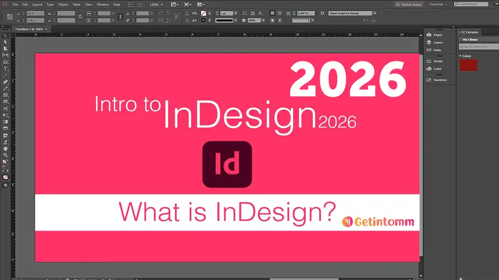 Adobe InDesign 2026 (v21.1.0.056) Download - GetintoMM 2 Adobe InDesign 2026 free download interface