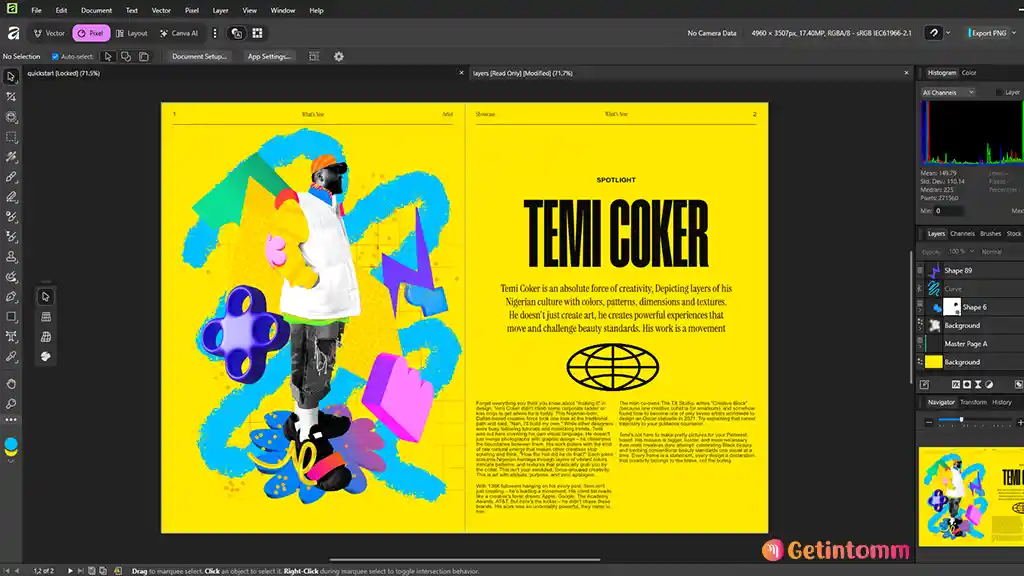 Affinity by Canva 3.0.2.3912 Download (Latest 2025) 2 Affinity by Canva interface 2025