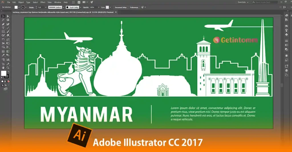 Adobe Illustrator CC 2017 v21.0.0 Download – GetintoMM 2 Adobe Illustrator CC 2017 User Interface Overview